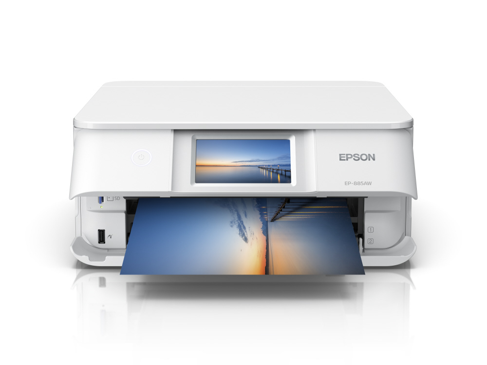EP-885AW インクジェット複合機 Colorio(カラリオ) ホワイト ［カード