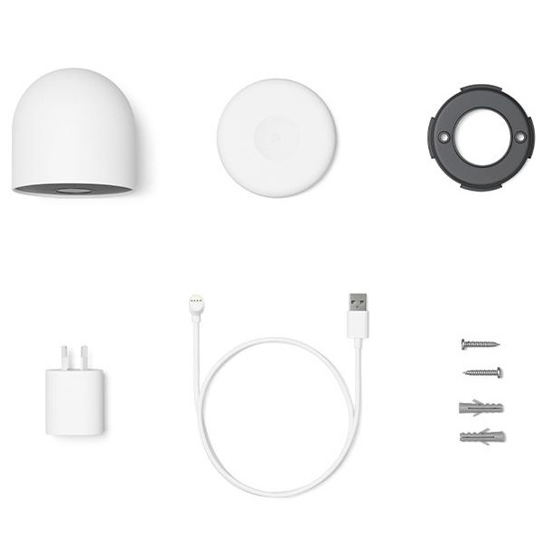 バッテリー式スマートカメラ Google Nest Cam(屋内、屋外対応