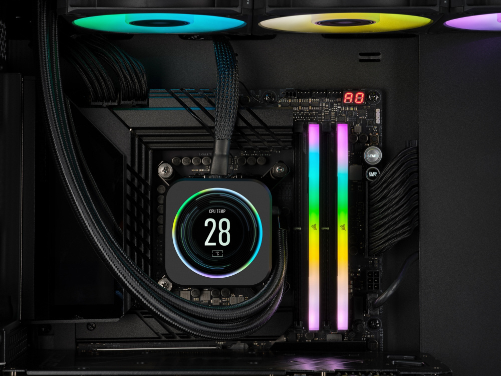 増設メモリ VENGEANCE RGB DDR5(5600MT/s CL40) ブラック
