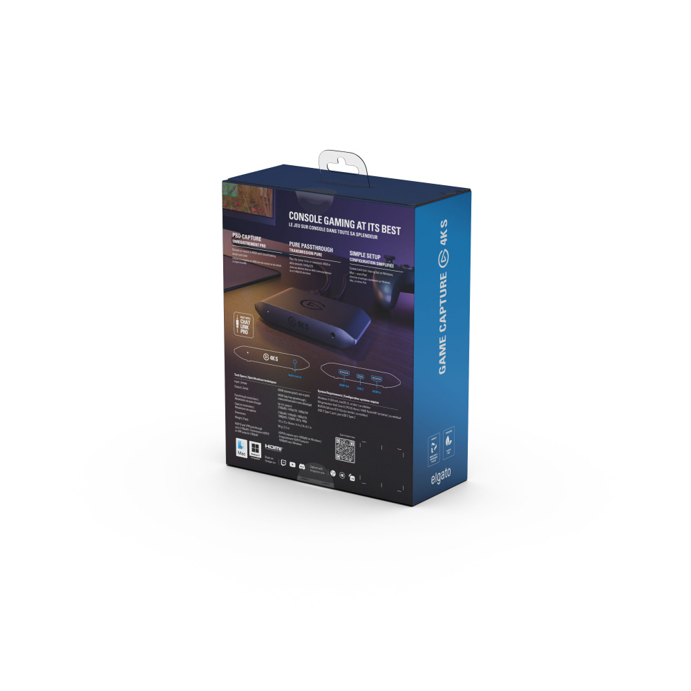 ゲームキャプチャー [USB-C接続 →ポート：HDMIx2 /φ3.5mm] 4K S