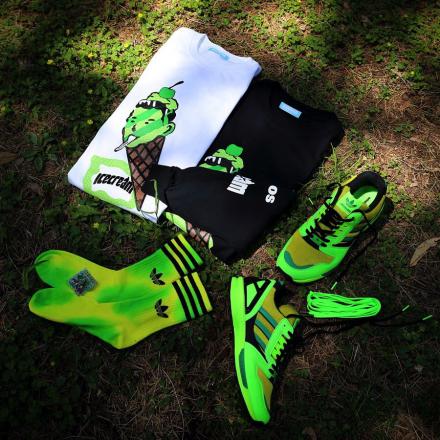 国内8月28日発売予定】アトモス × アディダス オリジナルス ZX8000 