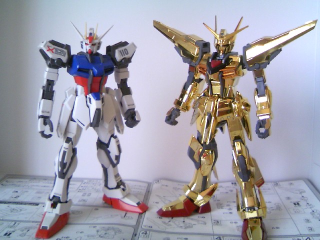 1/100 ORB-1 アカツキガンダム 建造中 | じんさんのお部屋です