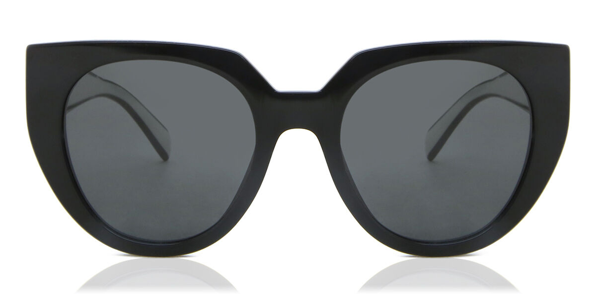 Prada PR 14WS 09Q5S0 Cat Eye Black Sunglasses | SmartBuyGlasses US