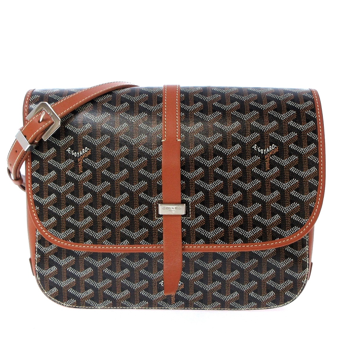 ゴヤール/ショルダーバッグ/ベルヴェデール2 MM/ブラウン×黒