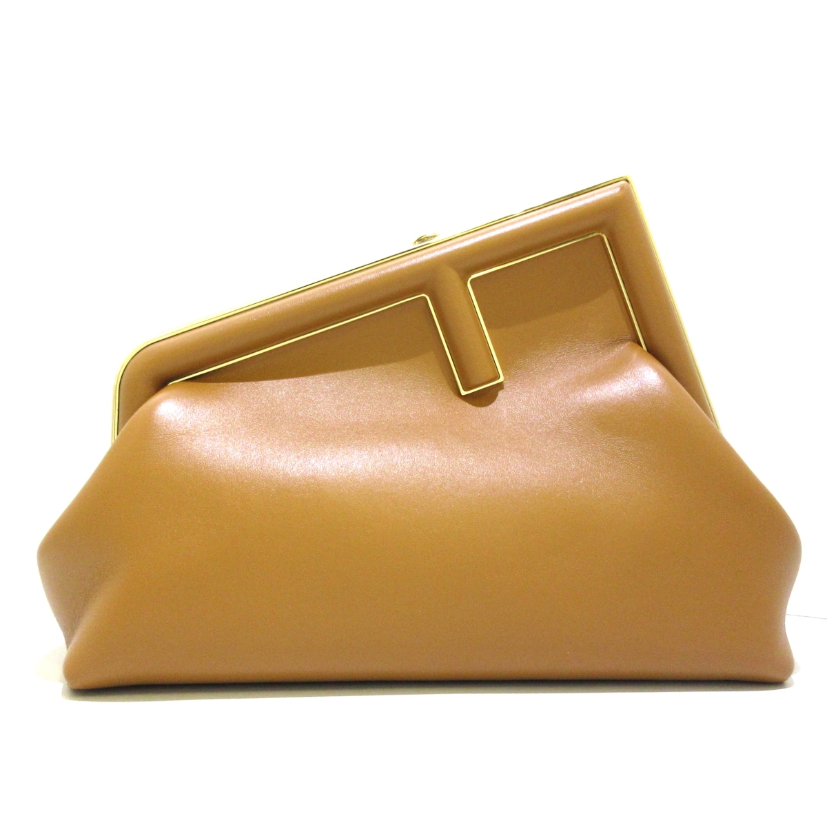 フェンディ/クラッチバッグ/ファースト スモール/ブラウン/レザー/型番