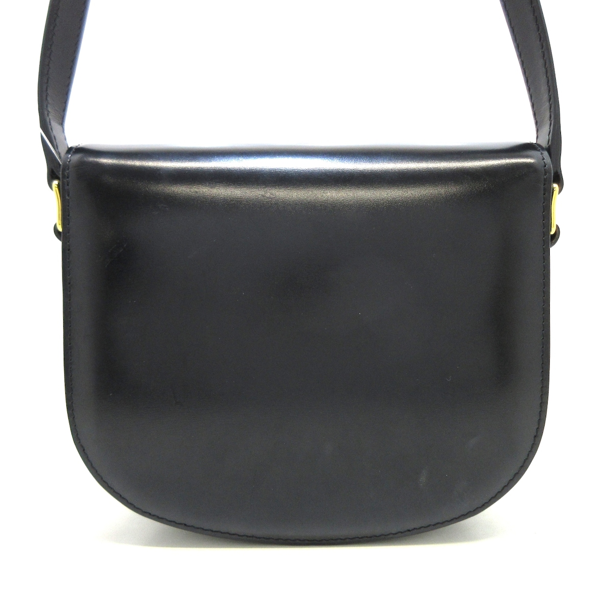 セリーヌ/ショルダーバッグ/ティーン ブザス トリオンフ/黒×ゴールド