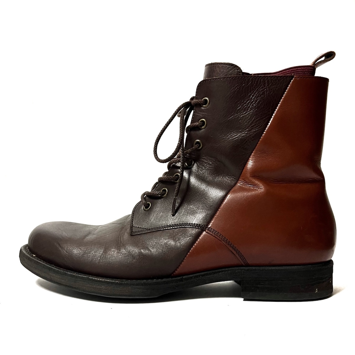アルフレッドバニスター/ブーツ/ダークブラウン×ブラウン/サイズ：40の