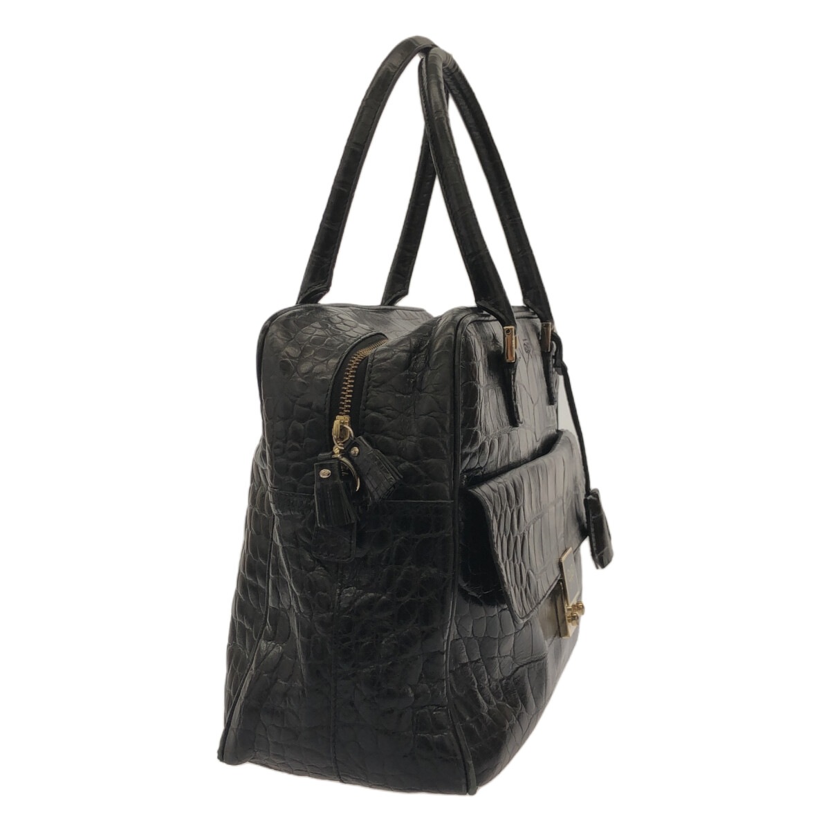 アニヤハインドマーチ/ハンドバッグ/カーカー/黒/レザーの買取実績