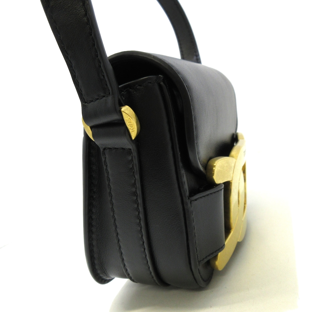 トッズ/ショルダーバッグ/ケイト レザー クロスボディ バッグ ミニ/黒