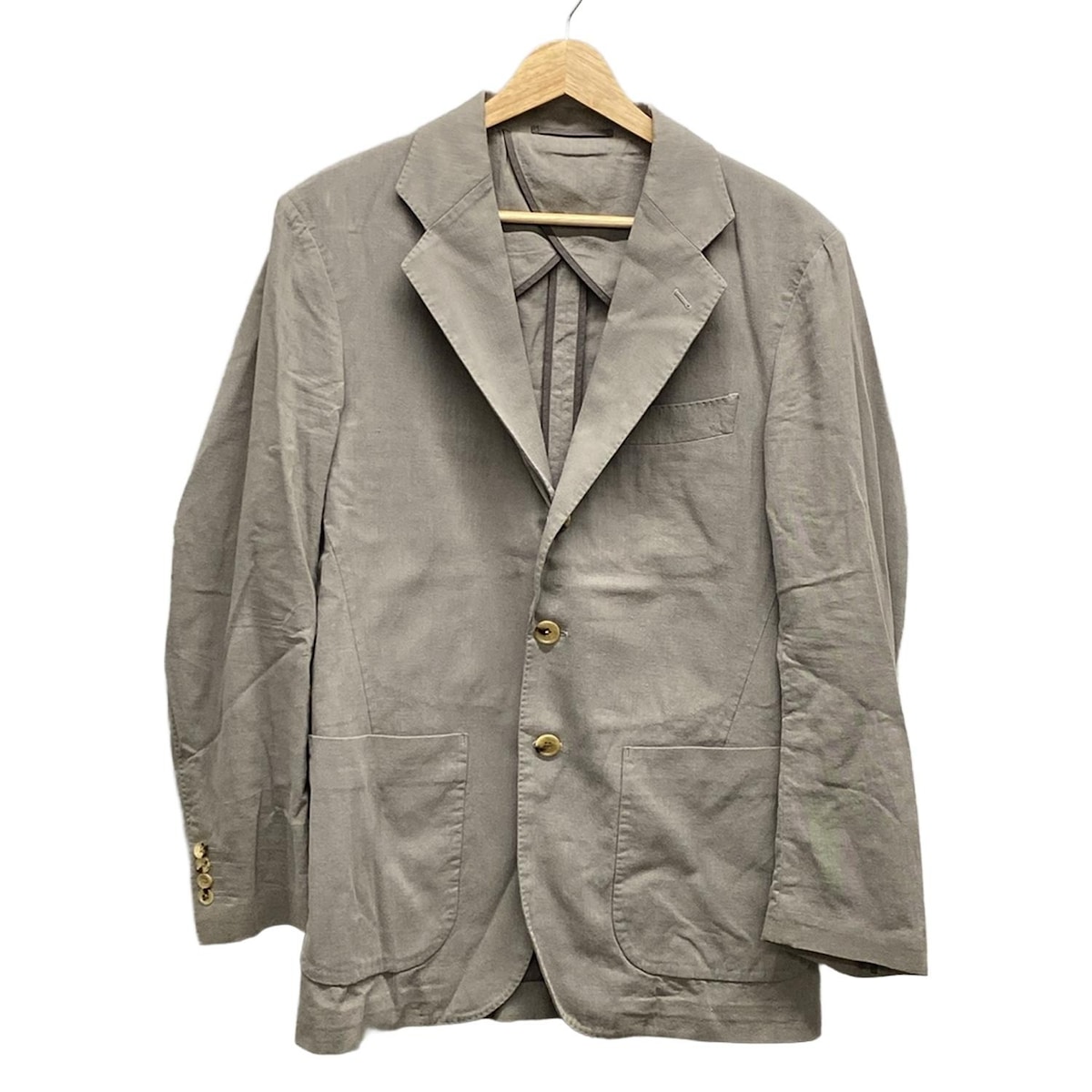 Papas(パパス) ジャケット サイズ46S メンズ - グレー 長袖/春/夏