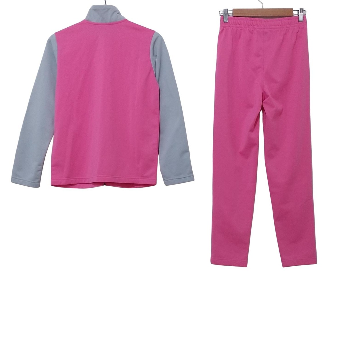 ナイキ/レディースパンツセットアップ/ピンク×ライトグレー/サイズ