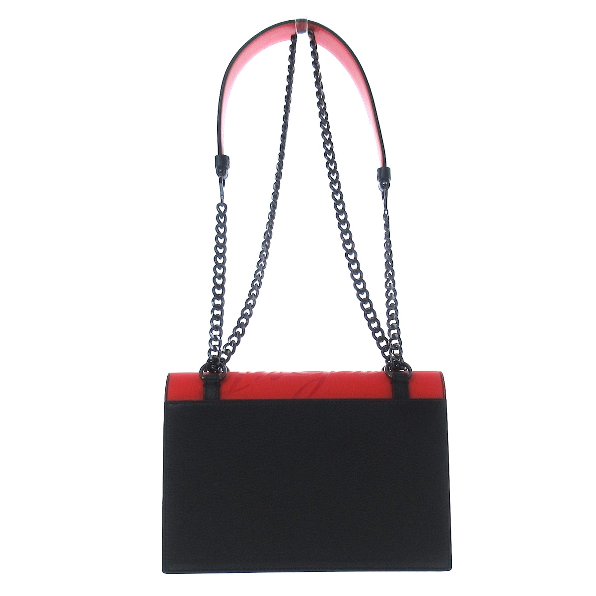 クリスチャンルブタン/ショルダーバッグ/エリサスモール/黒×レッド