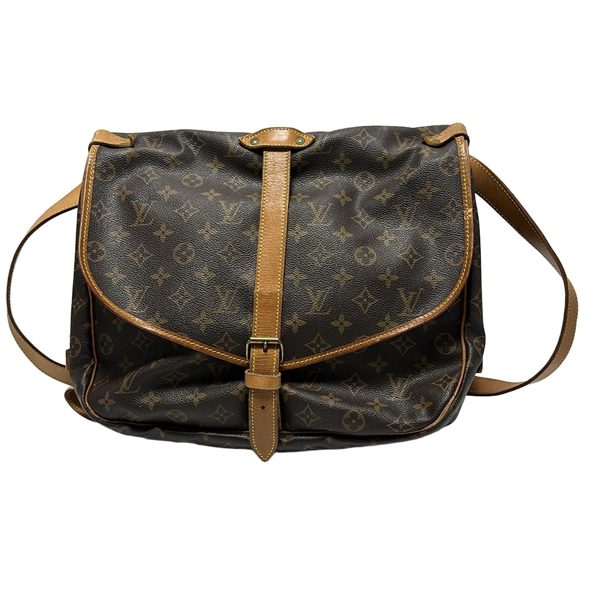 ルイヴィトン/ショルダーバッグ/ソミュール35/モノグラム・キャンバス