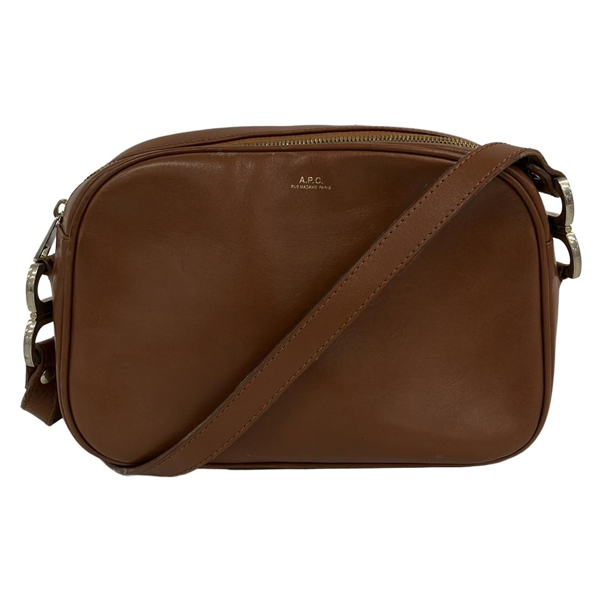 A.P.C.(アーペーセー) ショルダーバッグ - ブラウン レザー（19311271