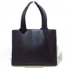 ルイヴィトン/トートバッグ/ジェモ/ノワール/レザー（LVロゴの刻印入り