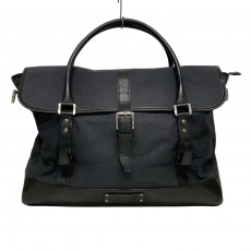 バーバリーブラックレーベル/ビジネスバッグ/オレンジ×ダークブラウン