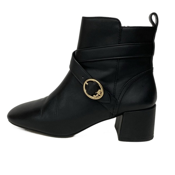 COACH(コーチ) ショートブーツ 7C レディース - 黒 レザー（19278092