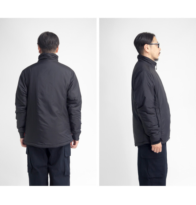 KEELA キーラ BELAY PRO JACKET プリマロフト中綿 スタンドブルゾン メンズ