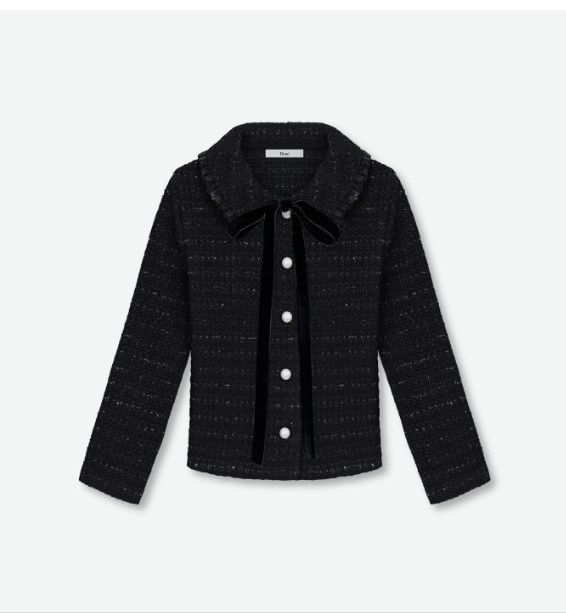 Rene（ルネ） ツイードニットカーディガン ジャケット 6432510