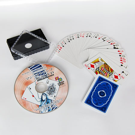 D1112 DVD解説付き プラスチック製 マジックトランプ