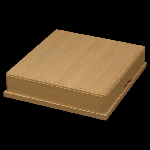 本榧1寸卓上将棋盤セット（ハギ盤・特上） | 前川榧碁盤店