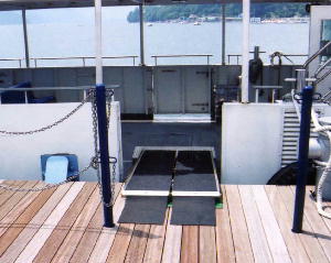 ポータブルスロープ アルミ2折式タイプ 各種 【メーカー直送