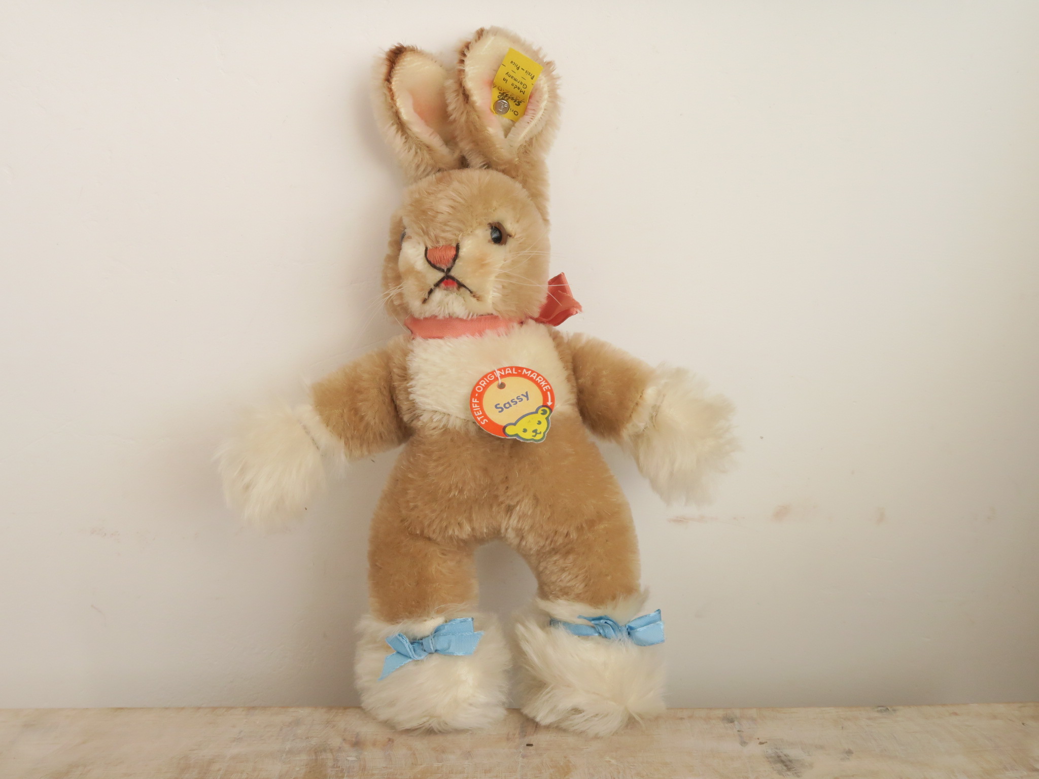 アンティーク シュタイフ ウサギ ベビーラビット Steiff Sassy 22cmサイズ