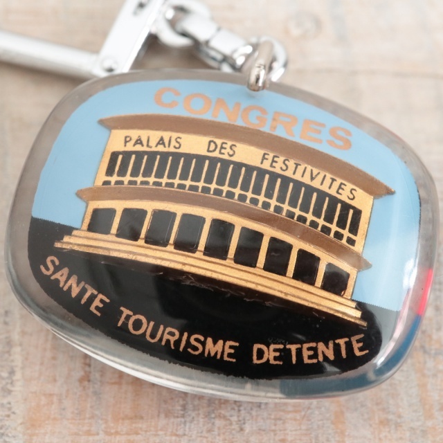 ブルボンキーホルダー エビアン 白鳥 EVIAN