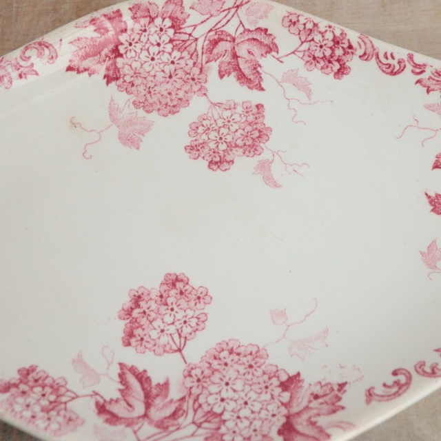 アンティーク ラヴィエ ブールドネージュ オーバル皿 BOULE DE NEIGE