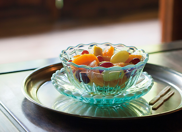 雪の花 デザートトレー - 廣田硝子