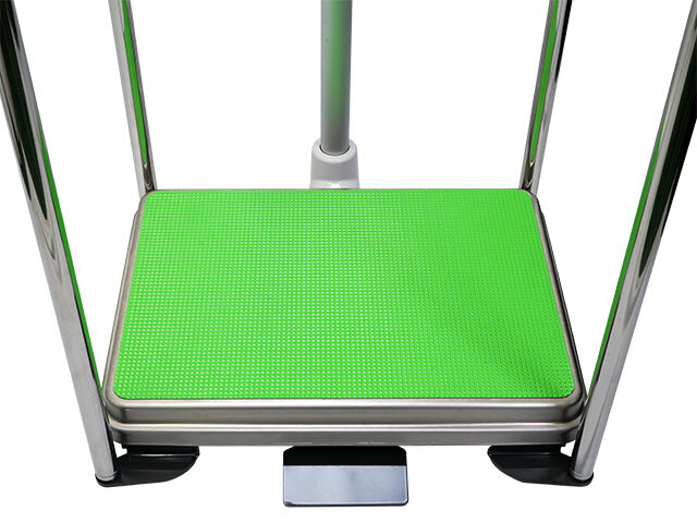 手すり付きデジタル体重計 120／150kg DP-7800PW-T 検定品 計量器専門