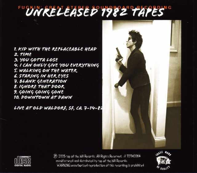 Richard Hell & Voidoids リチャード・ヘル,ヴォイドイズ/Unreleased