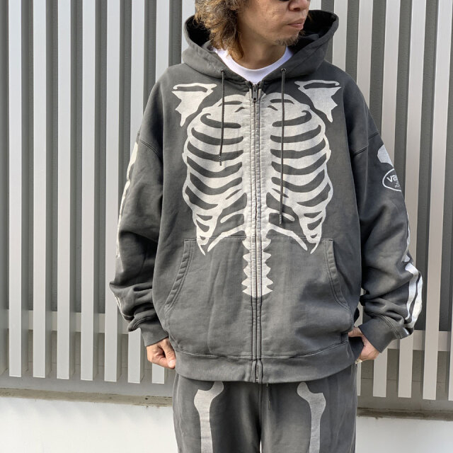 VANSON / BONE ZIP UP HOODIE