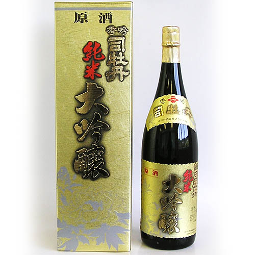 日本酒 司牡丹 純米大吟醸原酒 秀吟 箱入 1800ml