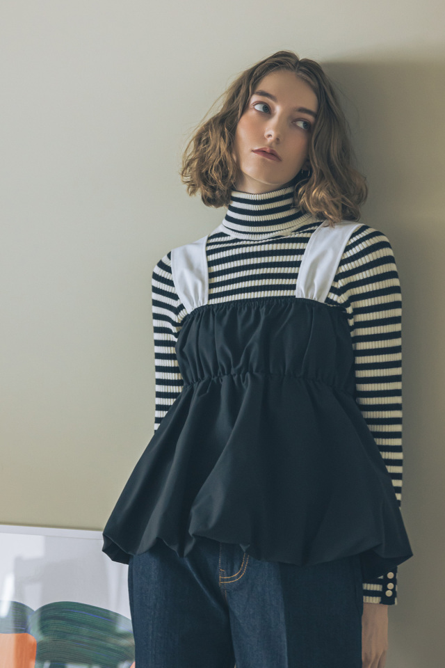 ギャザーバルーンキャミチュニック