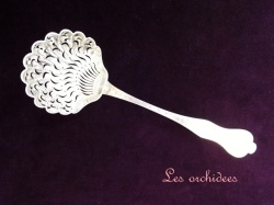 アンティーク 銀製シュガーシフタースプーン