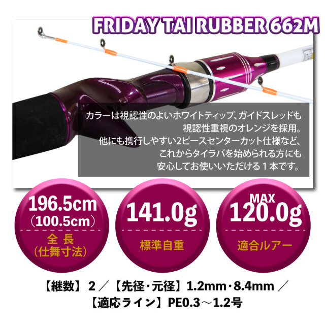 フライデータイラバロッド＆リールセット (fridaytaiset-002
