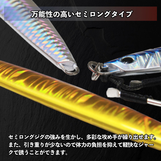 MAX300gまで対応！ オフショアジギング フルセット ベイト (ジギング