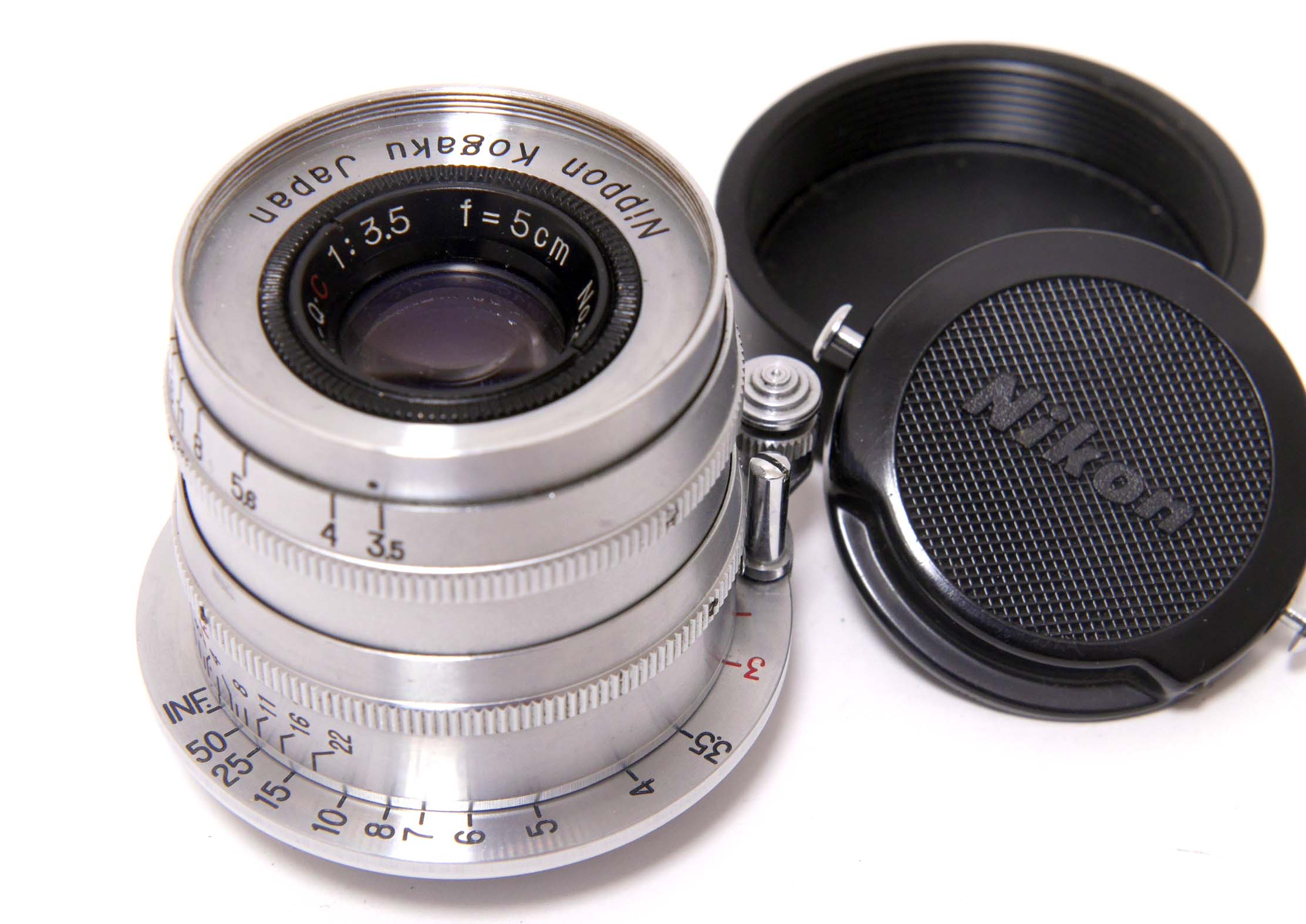 日本製 ニコン L ニッコール 5cm3.5 固定鏡胴 クラシック