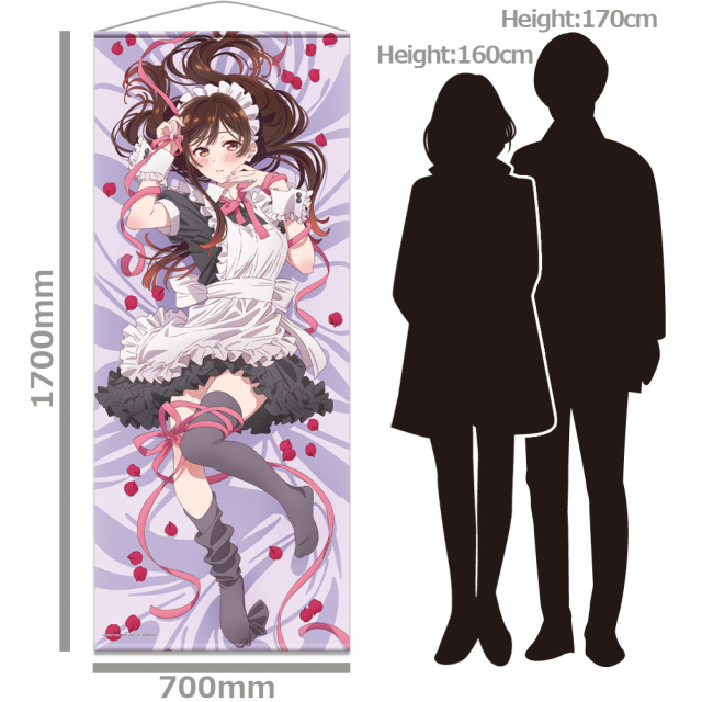 彼女、お借りします ほぼ等身大タペストリーA［水原千鶴］【描き下ろし】