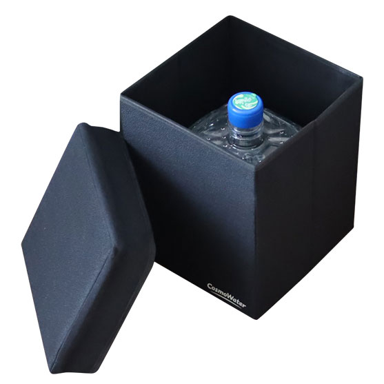 座れる収納ボックス（ブラック） | コスモウォーター会員さま専用