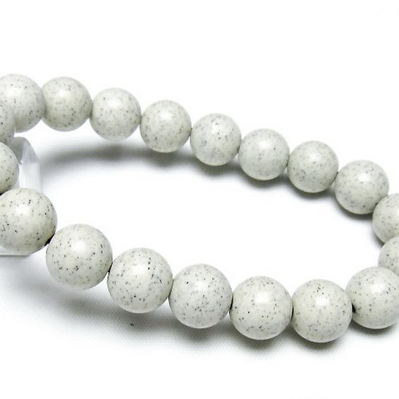 台湾産 北投石 天然ラジウム効果 ブレスレット 11mm [t538-2921]