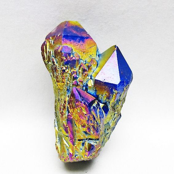 オーラ水晶 オーラクリスタル カテドラルライブラリー 原石(レインボー