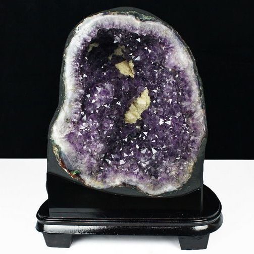 24.8Kg ブラジル産 アメジストドーム カルサイト共生 台座付き同梱不可