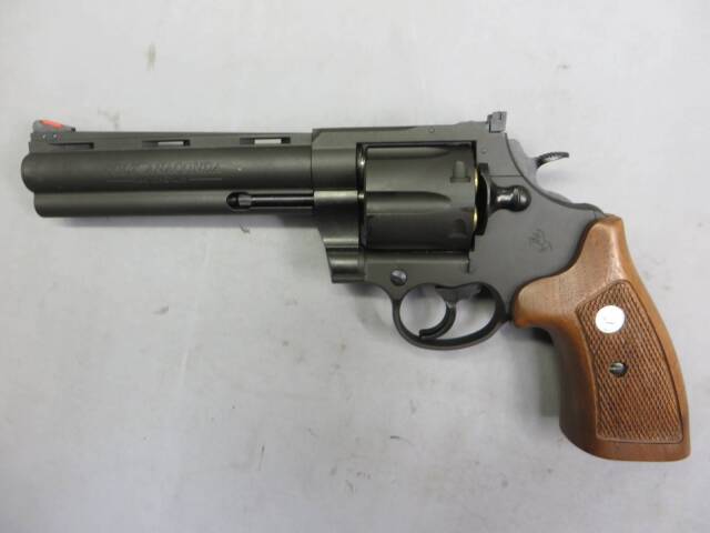 マルシン】コルトアナコンダ 6in ブラック HW 6mmBB・木製グリップ X