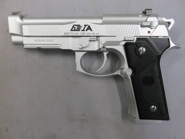 ウエスタンアームズ】ベレッタM92FS エリート1A オールシルバー