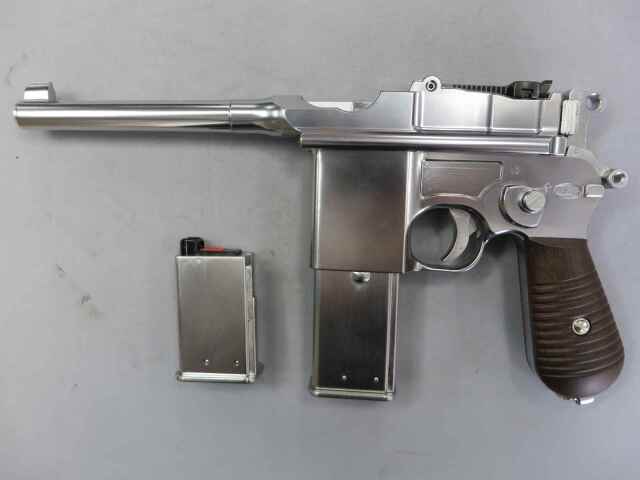 マルシン】モーゼルM712 ノーマル シルバー 6mmBB ブローバック