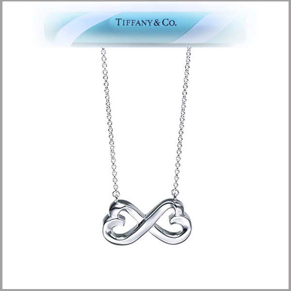 送料無料】 TIFFANY & Co. ダブルラビングハート ペンダント 【並行