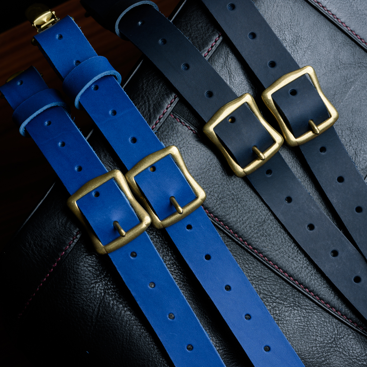 サスペンダー栃木レザー 男性向けクリップタイプ dete