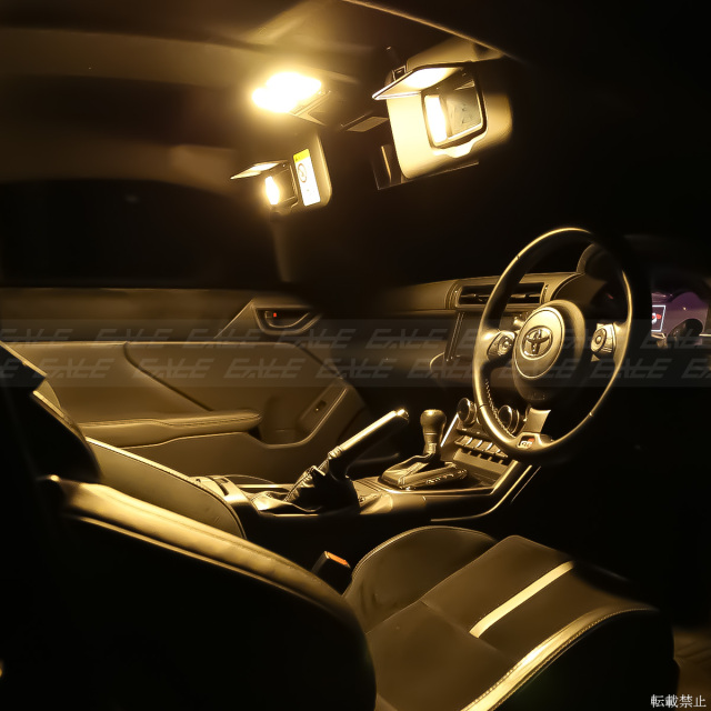 BRZ ZD8 LED ルームランプ GR86 ZC8 ウォームホワイト 3000K 電球色 R